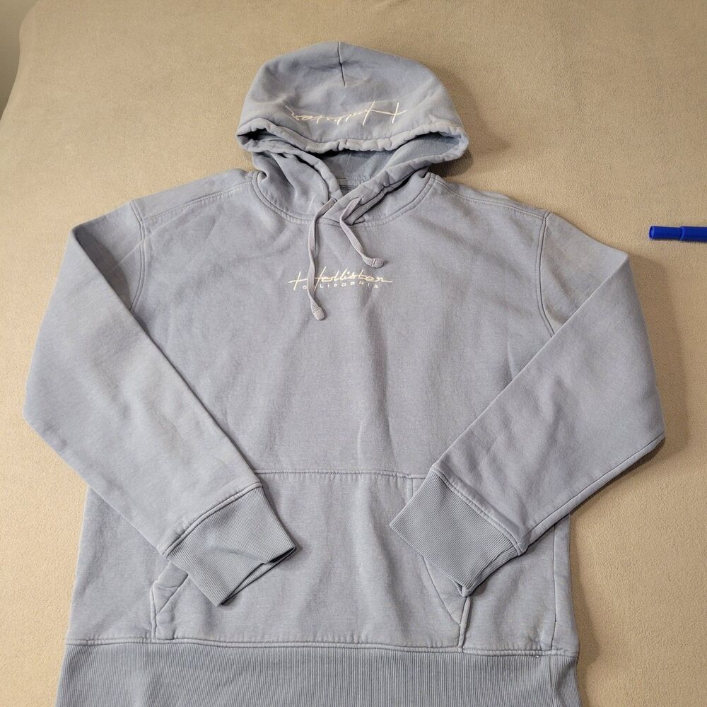 Hollister Must Have Collection Embroidered Mens Size S Hoodie Pullover